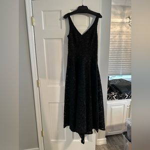 NWT | CO long tank dress in black lace
